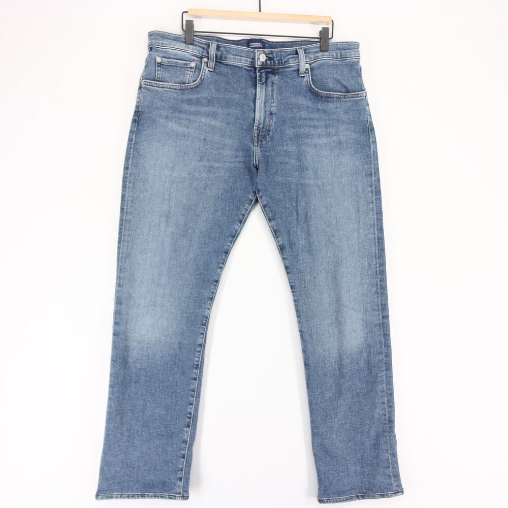 Citizens Of Humanity Adler Jeans Mens 34 (36x29) Blue Classic Slim Straight